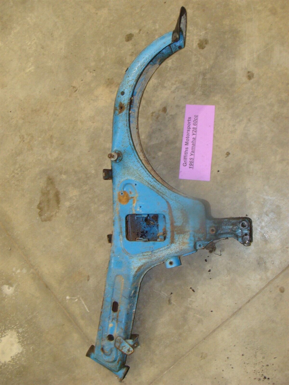1965 64 63 Yamaha Y28 60cc blue frame chassis no title | eBay 1965 64 63 Yamaha Y28 60cc blue frame chassis no title | eBay