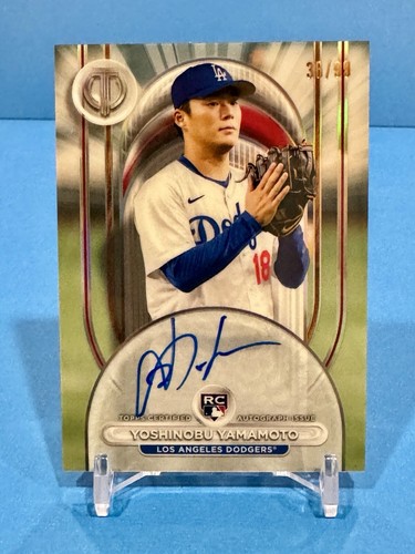 2024 Topps Tribute Yoshinobu Yamamoto /99 Rookie Auto #LIA