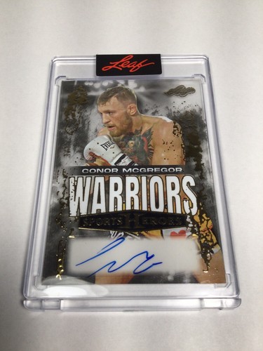 leaf art of sports ufc コナー・マクレガー　サインカード leaf 2024 コナー・マクレガー サインカード 2シリ psa9 - メルカリ