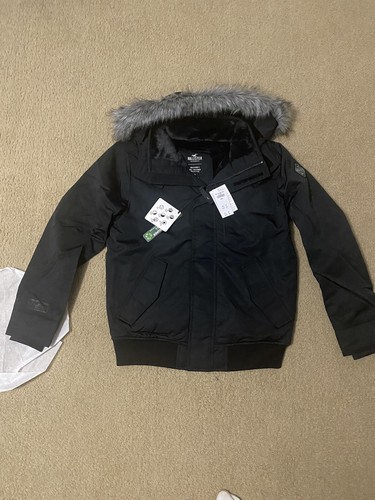 faux fur lined bomber jacket