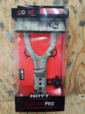 $250 MSRP NEW Hoyt Carbon Pro 2-Piece Quiver Realtree Xtra Camo Fixed 2 Piece