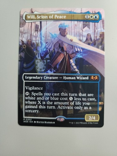 MTG Will, Scion of Peace Wilds of Eldraine 302 Borderless