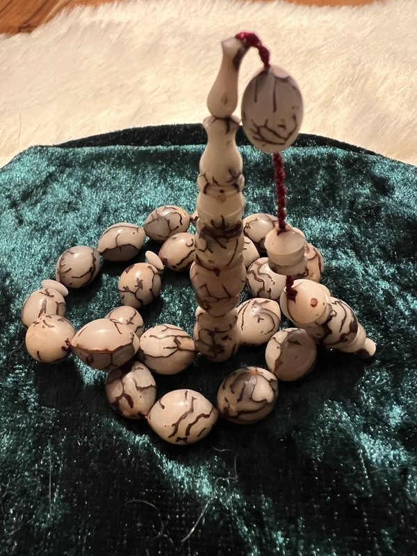 Tespih KÄ±BrÄ±S Hurma ÃEkirdeÄI-Maskot Ä°Ri Taneli Usta Ä°ÅÃ§Ilik-Teyitli