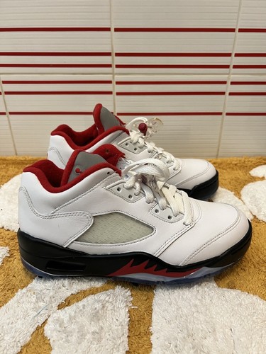 JORDAN V LOW FIRE RED ジョーダン5 GOLF 26.0 Jordan 5 Golf Low Fire Red for Sale | Authenticity