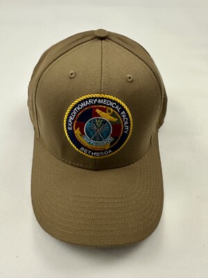 The Corps Expeditionary Medical Facility Logo Beige Baseball Cap Hat One Size