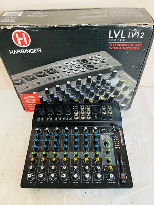Harbinger LVL LV12 series 12 channel Mixer W/ Bluetooth Broken nob