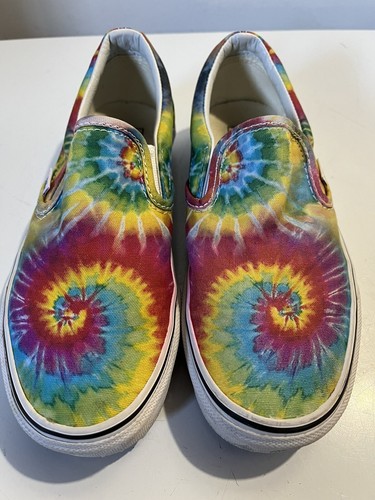 Vans Unisex Men Size 4.5 Women's Size 6 Tie Dye Slip On