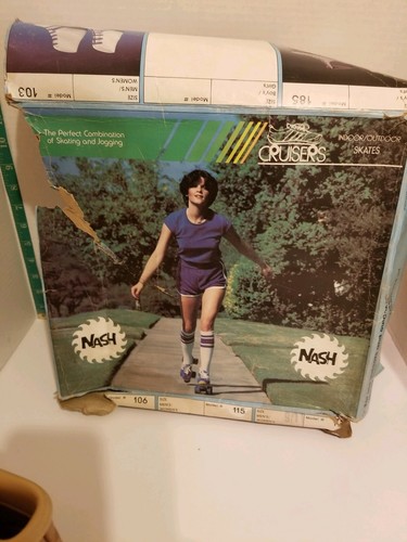 NASH CRUISERS Vintage Roller skates Unisex Adult Mens 9 / Womens 11 Retro Disco
