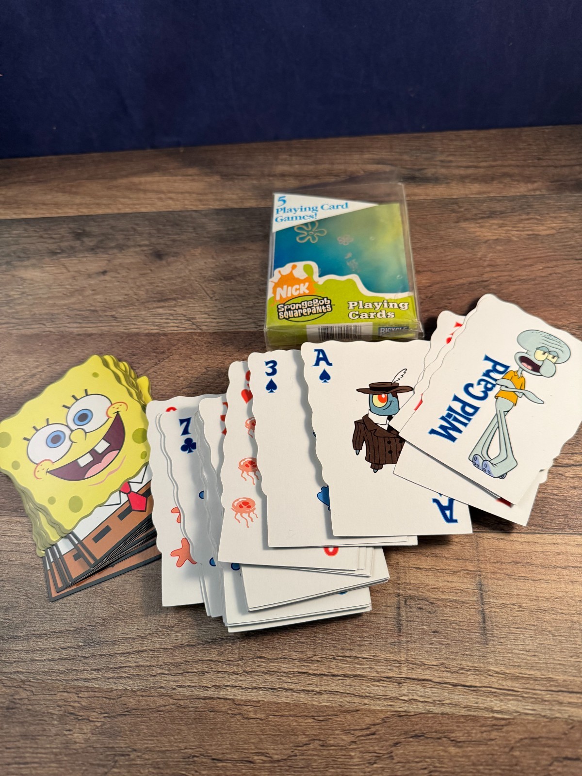 Spongebob Squarepants Playing Card Deck 54 Cards In Box W/ Instructions