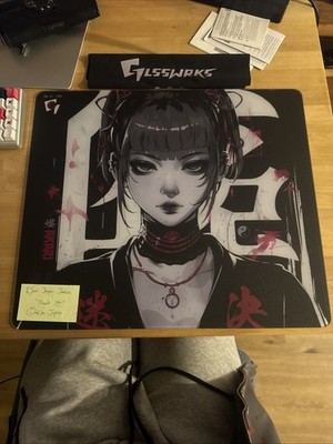 Akari Premium Glass Mousepad Red Japan Limited Edition
