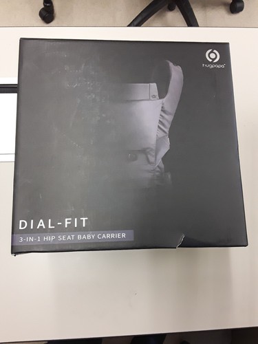 HUGPAPA Dial-Fit 3-in-1 Hip Seat Baby Carrier with Teething Pads