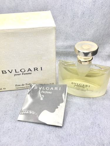 BVLGARI POUR FEMME CLASSIC EAU DE TOILETTE 50 ML SPRAY RARE