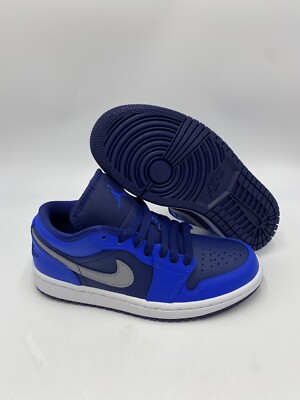 NIKE AIR JORDAN RETRO 1 LOW GAME ROYAL WOMENS ATHLETIC SHOES SIZE 5 DC0774-400