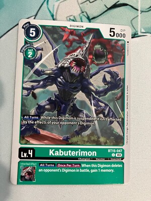 Kabuterimon BT15-047 C Digimon CCG | Exceed Apocalypse NM