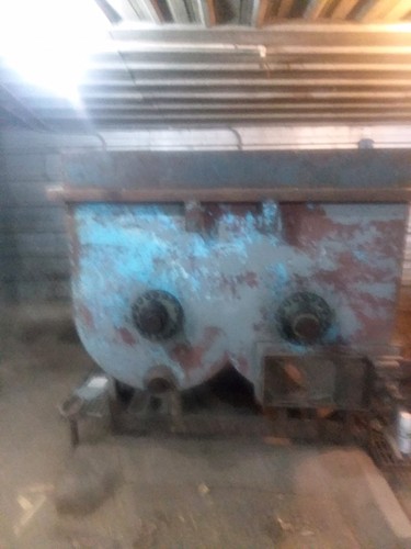 Large Steel Mixer Wither Drive And Paddles. It Was Used For Mixing Animal Feed.
