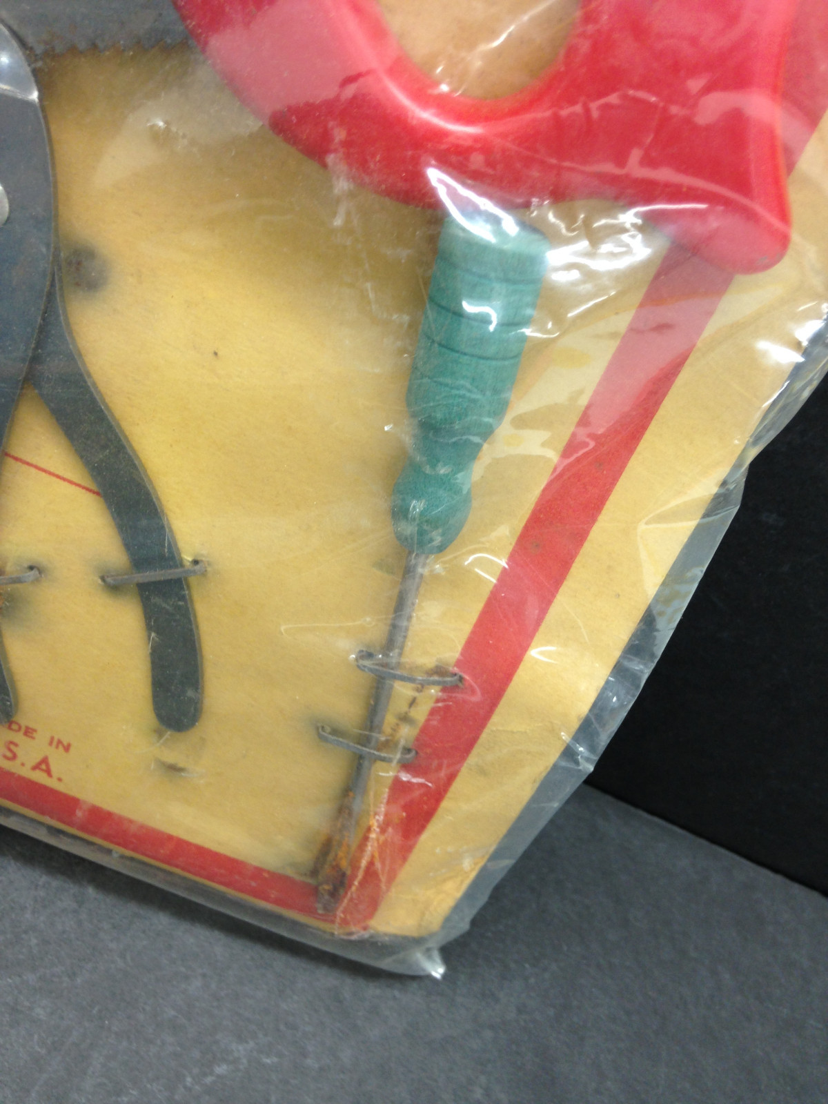 Vintage 1950's Greycraft Model Tools Grey Iron Casting Co Mount Joy PA Child Toy