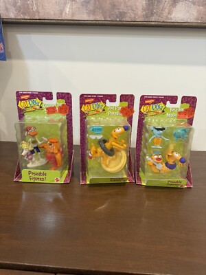 1999 Mattel CATDOG - Complete Set - Poseable Figures Factory Sealed In Box