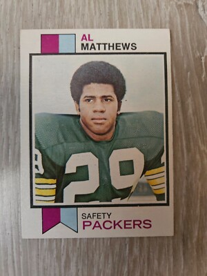 Al Matthews card #143 Topps Football 1973 Green Bay Packers Rookie RC
