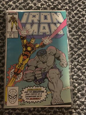 Iron Man #247 Marvel 1989 VF/NM Grey Hulk Will Combine Shipping