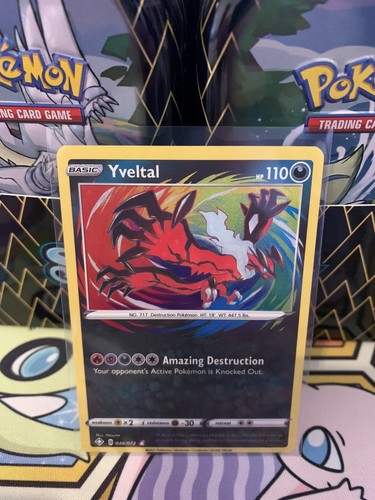 Pokemon Yveltal Amazing Rare 046072 - Glänzendes Schicksal - Englisch