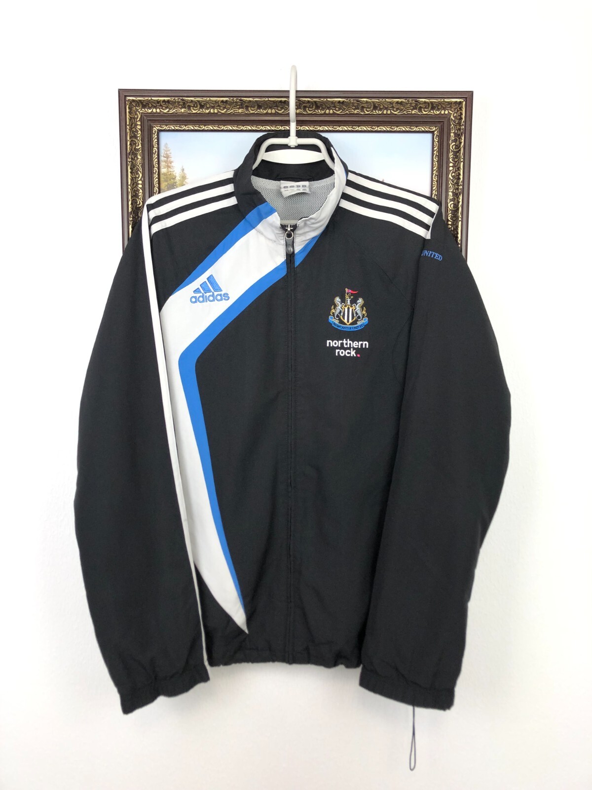アディダス×ニューカッスル　ヴィンテージジャケット Vintage Adidas Newcastle United Football Jacket Soccer Track