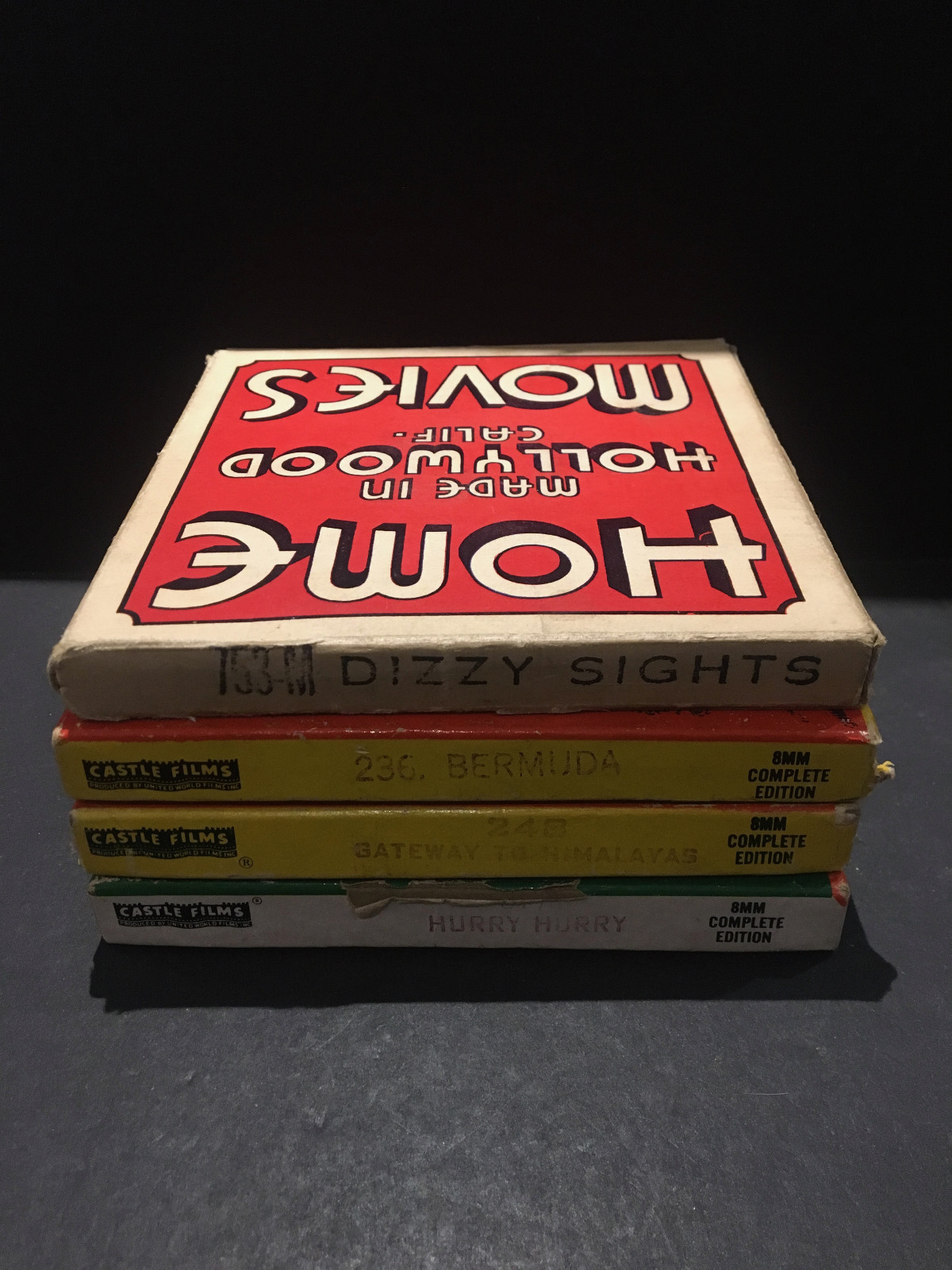 8mm Film Lot Dizzy Sights 753-M Silent Movie Hollywood World Travel WC Fields