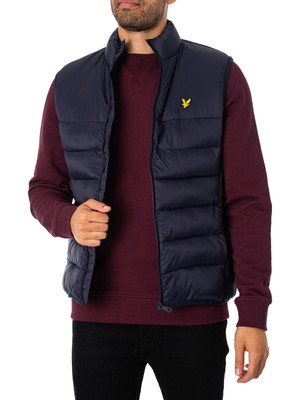 Мужской ватный жилет Lyle & Scott, синий