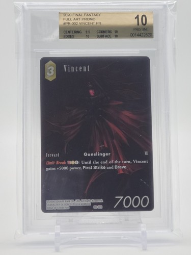 FFTCG Final Fantasy TCG Vincent Full Art Promo Foil PR-002
