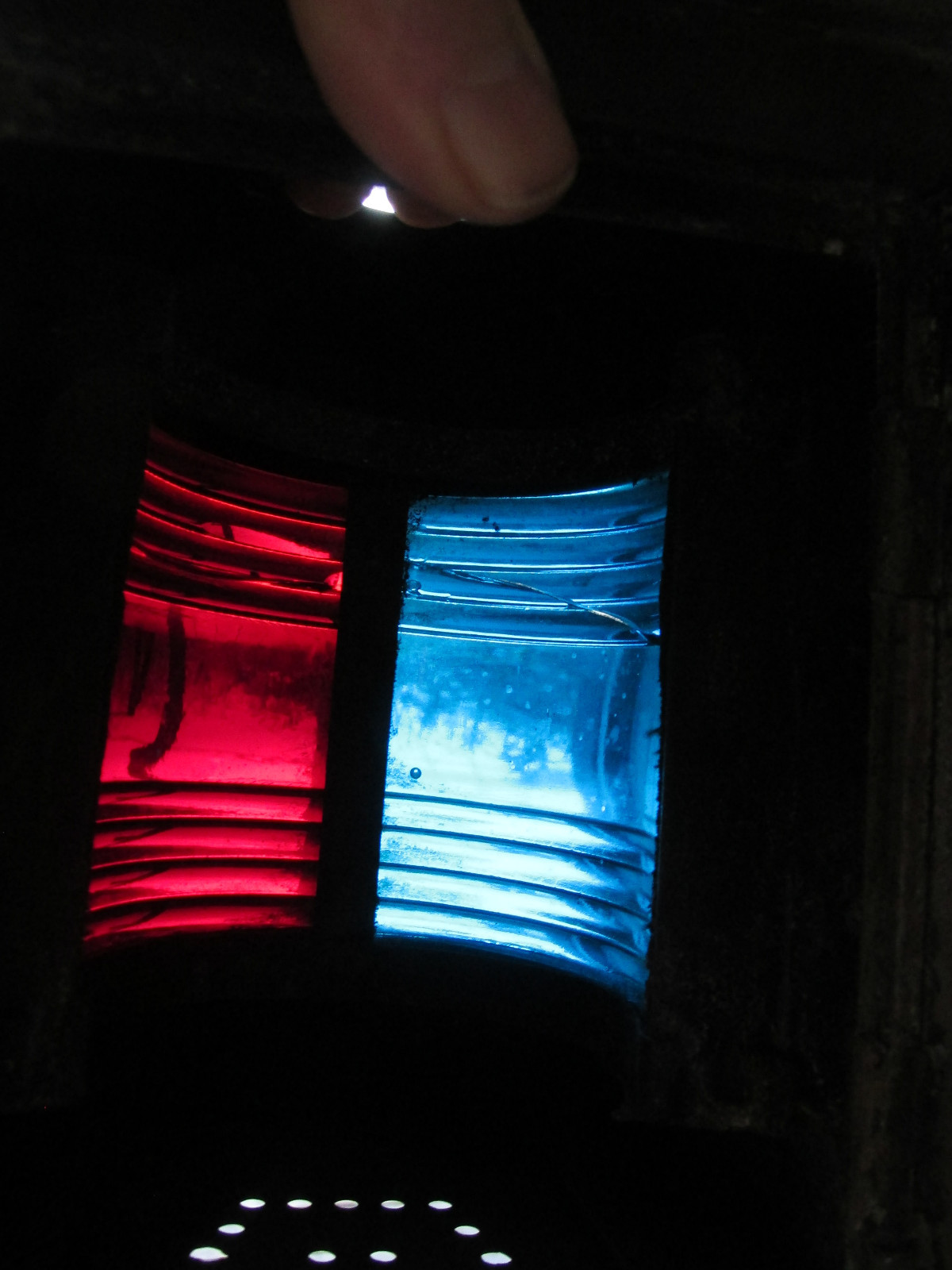 Rare Nautical Ship light Lantern & Working Oil Kerosene Vortex Burner Lamp USA