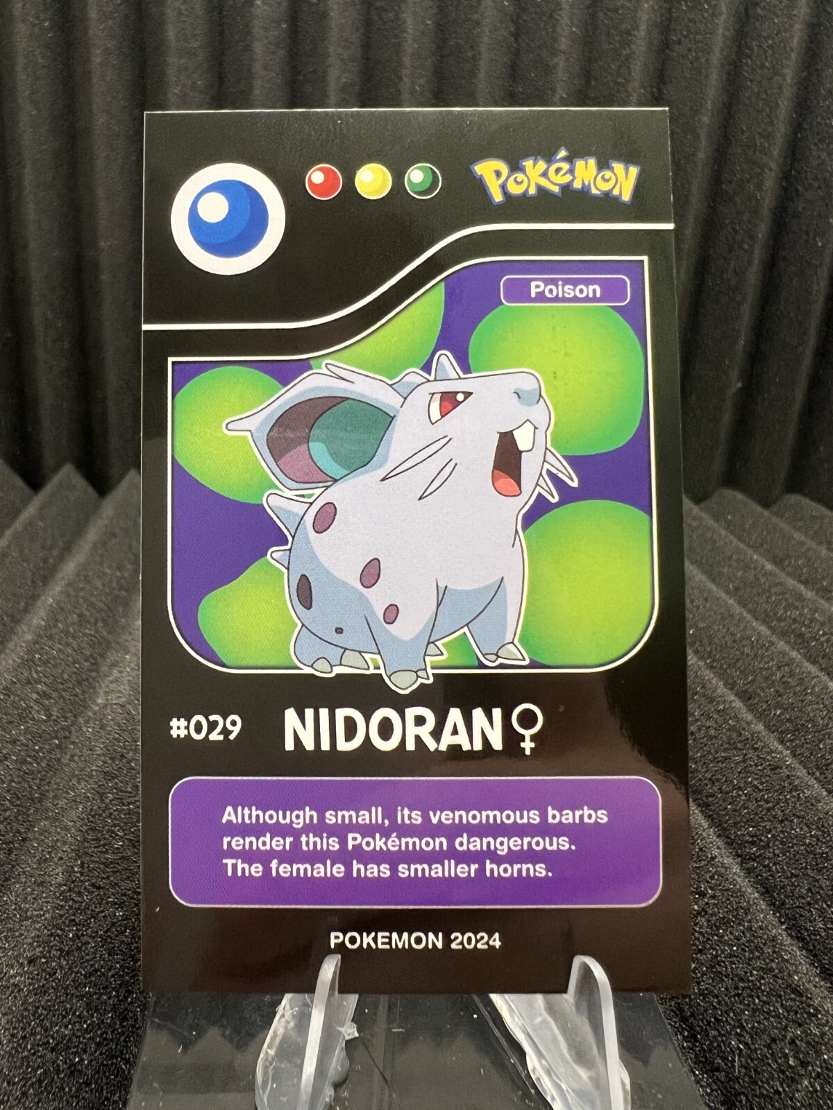 Nidoran #29 - Pokedex Black Kanto 2024 - Pokemon Card NM | eBay