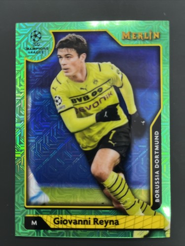 若者に人気のブランド 2021-22 Topps 35/99 SSP Mojo Green REYNA GIOVANNI Merlin スポーツ選手