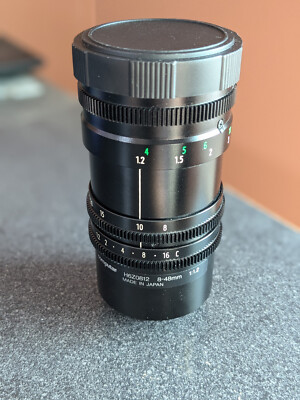 Computar H6Z0812 C-Mount 8 to 48mm Manual Iris Lens (Used)