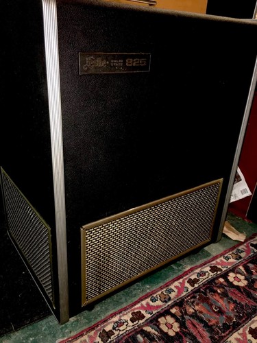 Vintage Leslie 825 Speaker Cabinet Solid State - Tested/Works -No Preamp/AC Cord