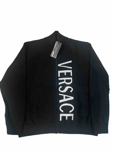 Pre-owned Versace Authentic  Knitted Sweated In Black