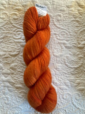 Miss Babs Cosmic Hand Dyed Sock Yarn SW Merino and Nylon French Marigold