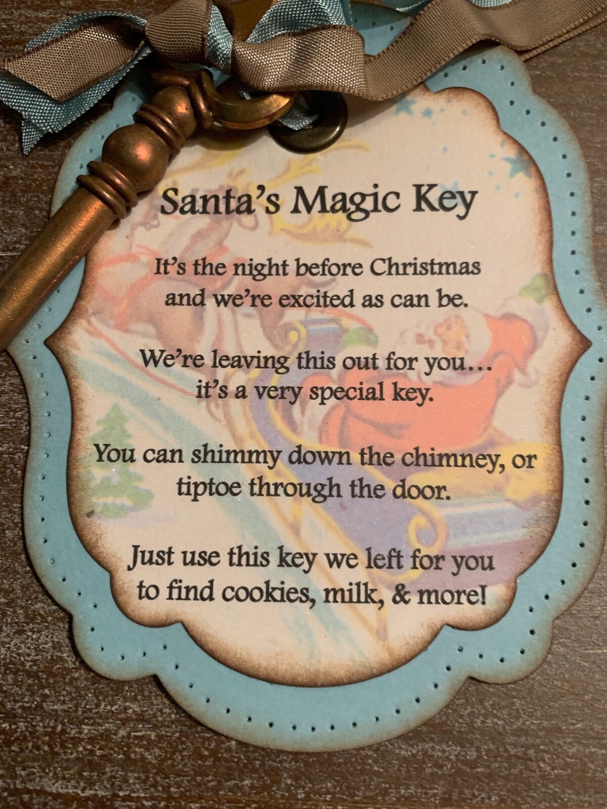 santa-s-magic-key-christmas-eve-tradition-no-chimney-fireplace-ebay