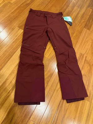 Brand New!! Women's Marmot Refuge Ski Pant Size Small color port royal (maroon)