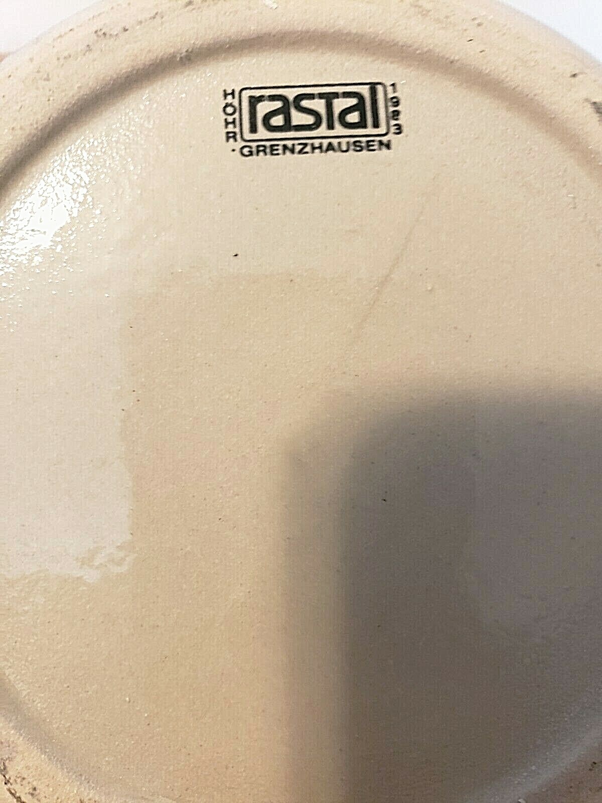 Vintage 1983 German Beer Stein by Rastal w/Poster Art of Hackerbrau-FestHalle