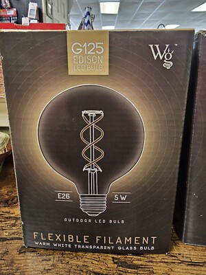 LED Flexible Filament Edison Light Bulb Dimmable Globe