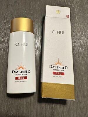 OHUI Day Shield Perfect Sun Red SPF50+ PA++++ 80ml Jumbo size. O HUI