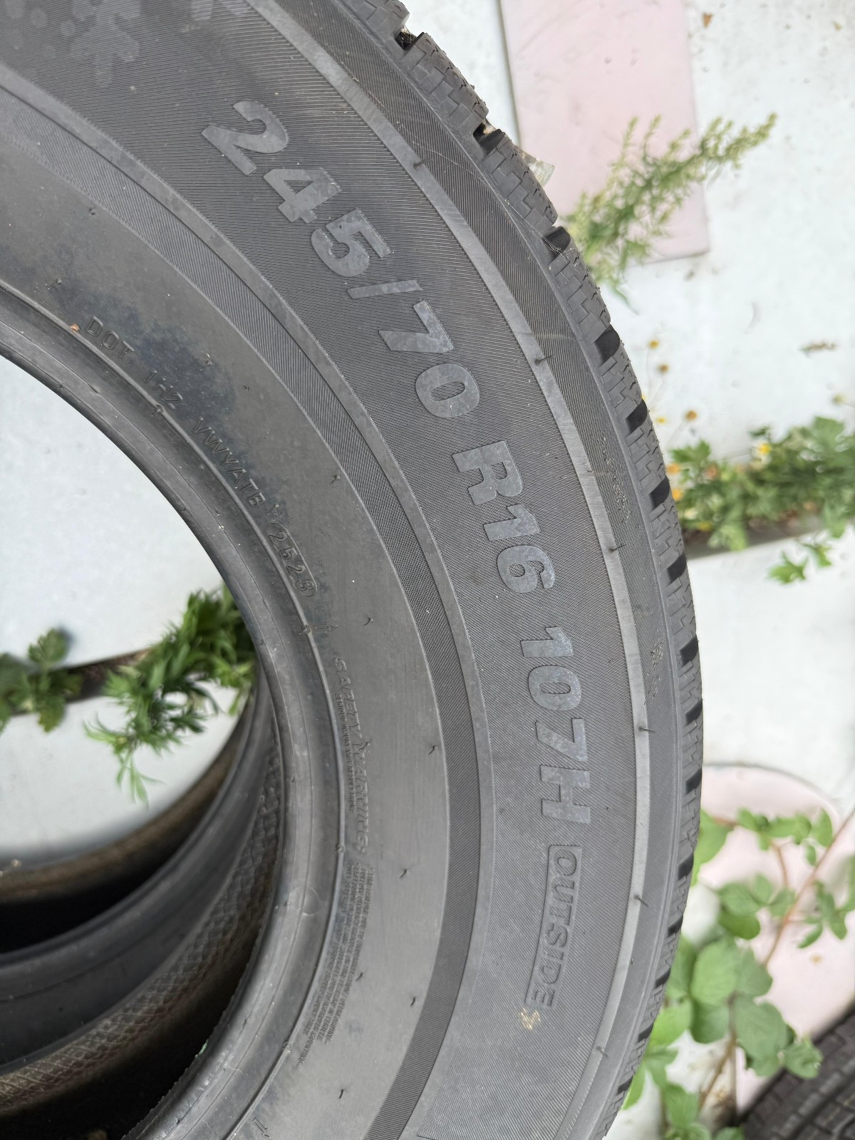 New 245 70 16 Kumho, Winter, M+S, 107H, x1 Tyre (F1_tyres) FO YD175