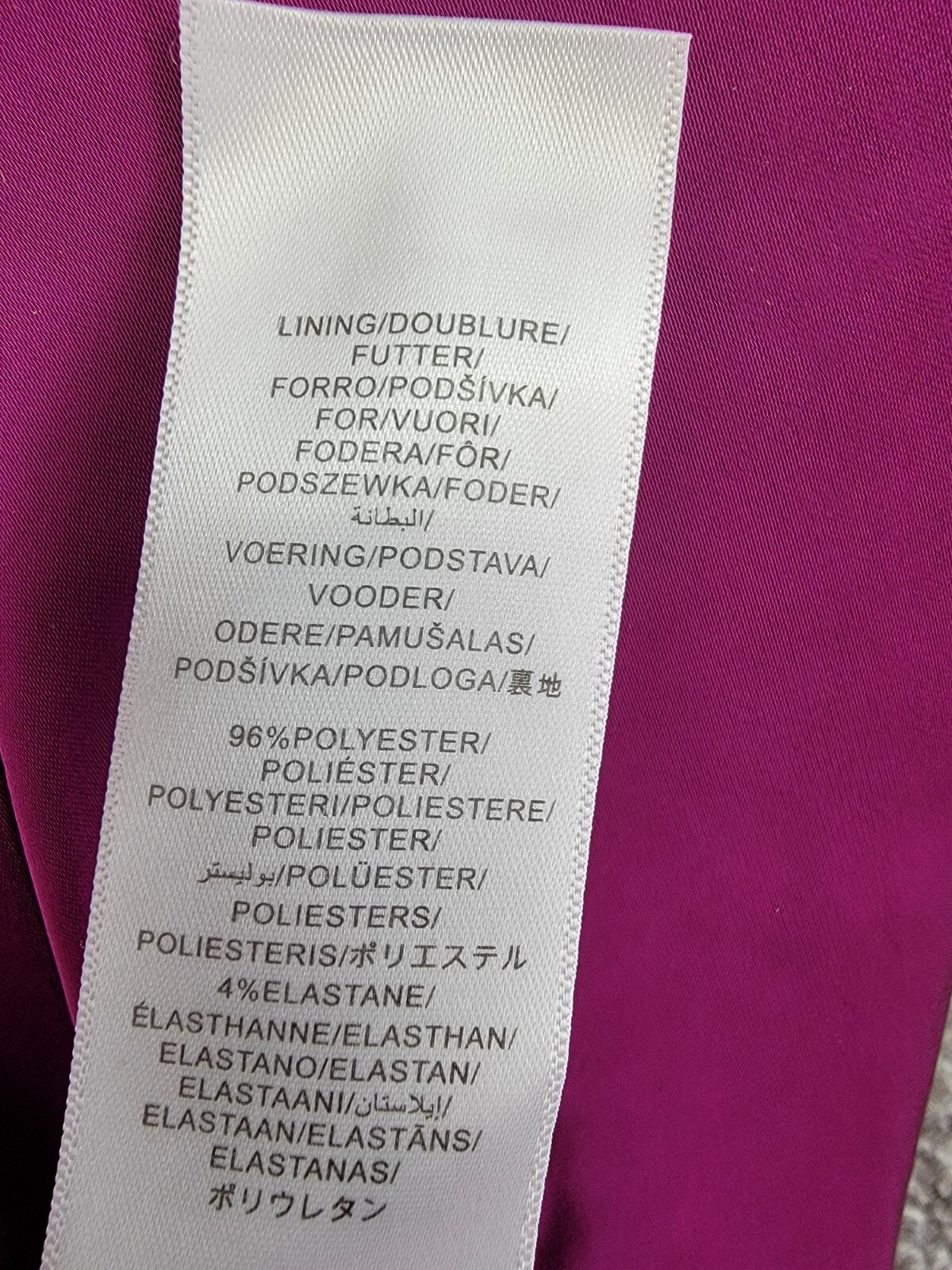 Liv Foster Clara Satin Dress Women's 0 Wine Berry Asymmetric Neck Side Zipped - Picture 13 of 16