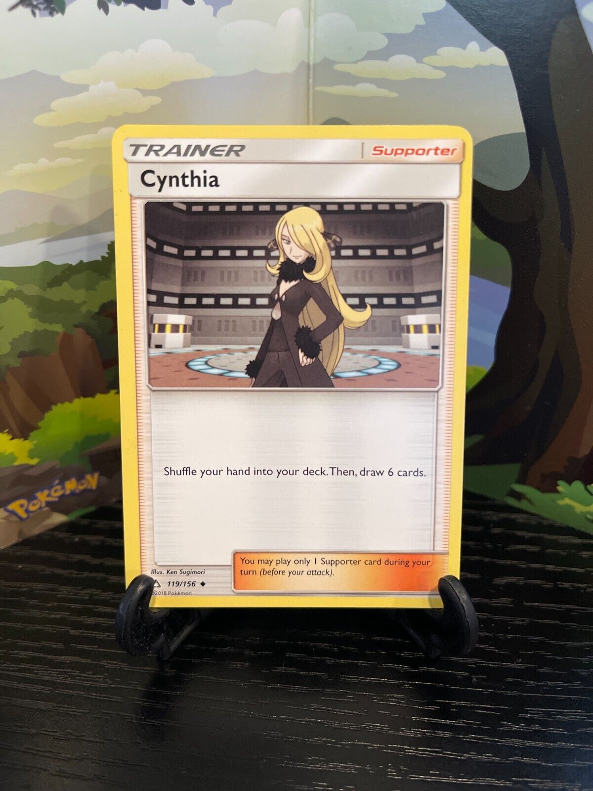 Cynthia 119/156 - Ultra Prism - Uncommon - Pokemon Card TCG Cynthia 119/156 - Ultra Prism - Uncommon - Pokemon Card TCG
