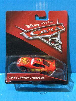 2016 MATTEL DISNEY PIXAR CARS 3 RUST-EZE LIGHTNING McQUEEN #95 RED DIECAST 1:55