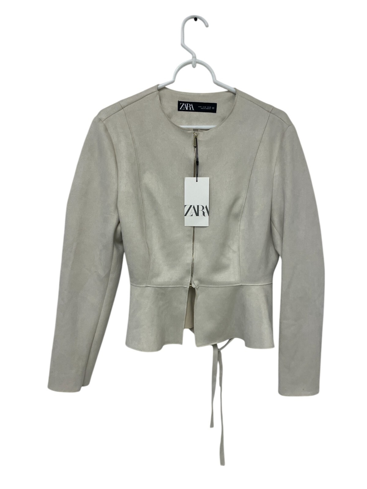 その他 Z A R A ZARA MAN NEW ANTHRACITE GRAY REAL LEATHER BLAZER SIZE L REF. 5129