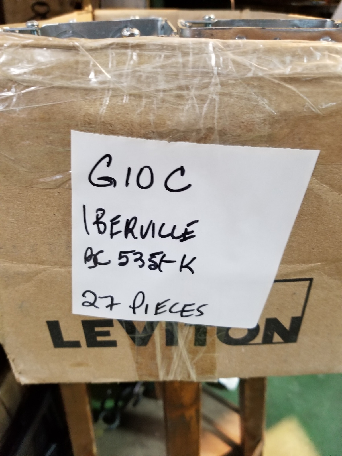 BOX OF  27PC - BC53151K  THOMAS & BETTS 4” Square Extension Rings 4”x4”x1-1/2” - Picture 5 of 5