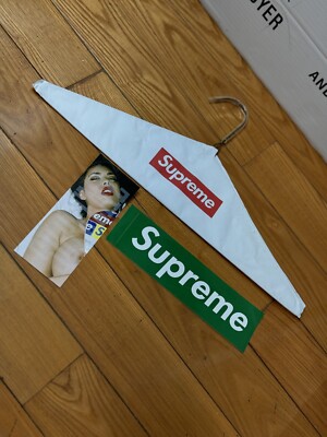 Supreme Green Box Logo Sticker Bundle WITH HANGER AND TERA PATRICK STICKER .