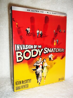 Invasion of the Body Snatchers [1956] (4K/Blu-ray, 2024, 2-Disc) sci-fi classic 