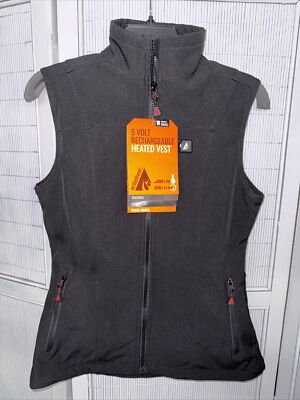 ActionHeat Women's S-5V Heated Vest Lightweight Soft Shell *Needs Battery Pack