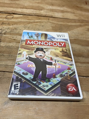 Monopoly - Nintendo Wii Game. CIB Tested Fast Shipping 14633190540